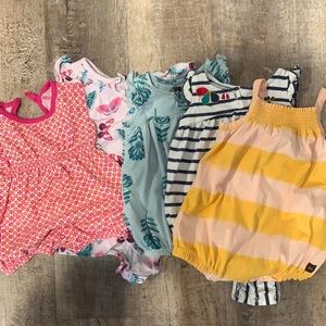 Tea Romper bundle of 5